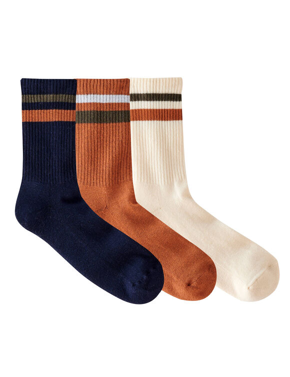 Chaussettes côtelées - lot de 3 paires (noisette) Chaussettes côtelées - lot de 3 paires (noisette)